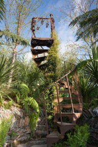 garden staircase